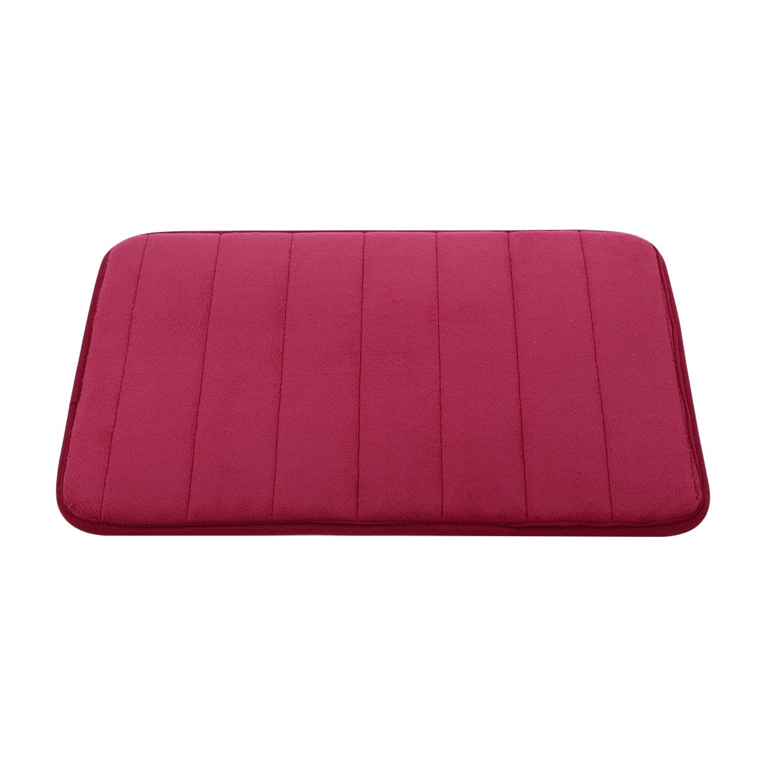 Memory Foam Absorbent Bath Nonslip Mat Rug Shower Carpet Burgundy 24 x