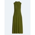 thumbnail image 4 of Scoop Women's and Women's Plus Mock Neck Midi Sweater Dress, Size XS-4X, 4 of 6