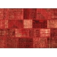 thumbnail image 1 of Ahgly Company Indoor Rectangle Patchwork Orange Transitional Area Rugs, 7' x 10', 1 of 1