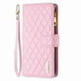 thumbnail image 5 of Wallet with [RFID Blocking] [9 Card Slots ] Zipper Pocket iPhone 11 Premium Soft PU Leather Magnetic Flip Folio with Wrist Strap Kickstand Protective Cover for iPhone 11,
Pink, 5 of 7