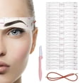 thumbnail image 1 of LNGOOR Pochoir à Sourcils Kit de Mise en Forme des Sourcils Gabarit de Sourcils Réutilisable avec Sangle, 1 of 7