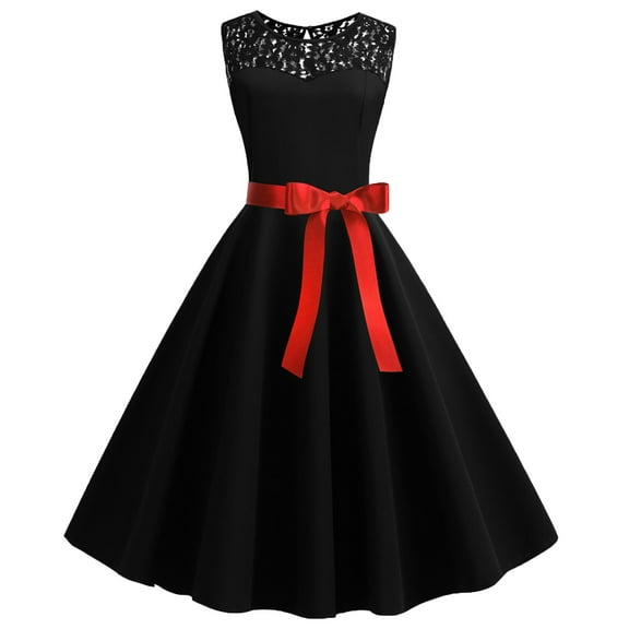 Zorckvet Lace Dresses for Women Party Sleeveless Cocktail Casual Ladies Dress Fashion