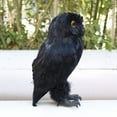 thumbnail image 4 of Artificial Feathered Fake Owl, Realistic Animal Statues Simulation Ornaments, for Home Tabletop Décor, Garden Decoy, 4 of 8