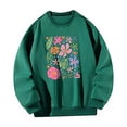 thumbnail image 4 of Sudadera de mujer invierno primavera moda casual tops para mochilero trabajo caminar XL, 4 of 7