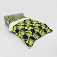 thumbnail image 3 of Ambesonne Tree Bedding Set 3 Pcs, Blooms Botany Evergreen, Twin XL, Olive Green Yellow, 3 of 3