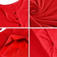 thumbnail image 5 of ANLIQI Men's Cotton Thermal Underwear Union Suits Henley Onesies Base Layer (Red, XL), 5 of 6