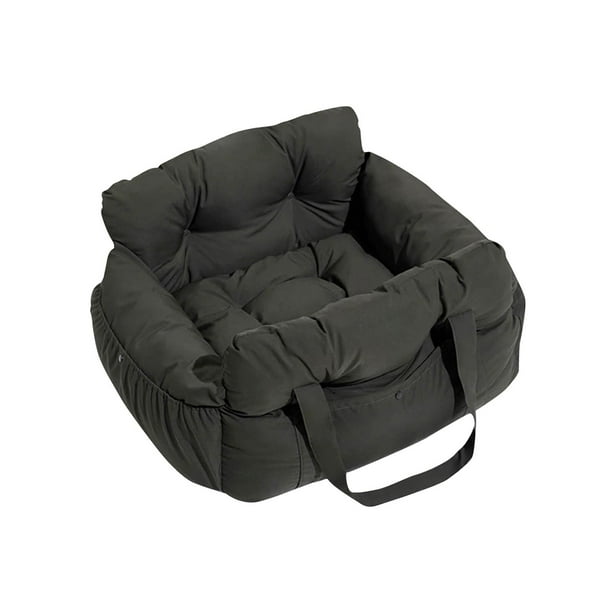 Asiento de coche para perros pequeños, suave y lavable, para cachorros y gatitos. Verde y L