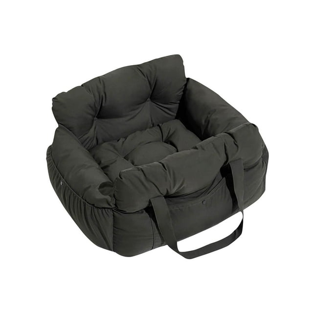 Asiento de coche para perros, transportador de viaje para perros, gatitos, accesorios de viaje para mascotas Verde y L