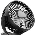 thumbnail image 4 of Ventilador Clip K6 Mini Ventilador Escritorio Con Clip para Coche Recargable USB Gran Capacidad Batería Dual Silenciosa Larga Duración (negro), 4 of 9