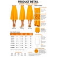 thumbnail image 7 of Women's Flared Lightweight Elastic Midi A-line Skirt, 7 of 7
