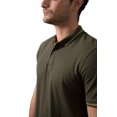 thumbnail image 4 of PLAYERA COMFORT FIT DE CUELLO TIPO POLO,  MANGA CORTA, CÁRDIGAN EN PUÑOS Y CUELLO CON LÍNEAS A CONTRASTE Y ABERTURA EN LOS COSTADOS, 4 of 4