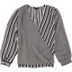 thumbnail image 1 of Alfani Womens Shadow Stripped Pullover Blusa, Multicolor, X-Large, 1 of 1