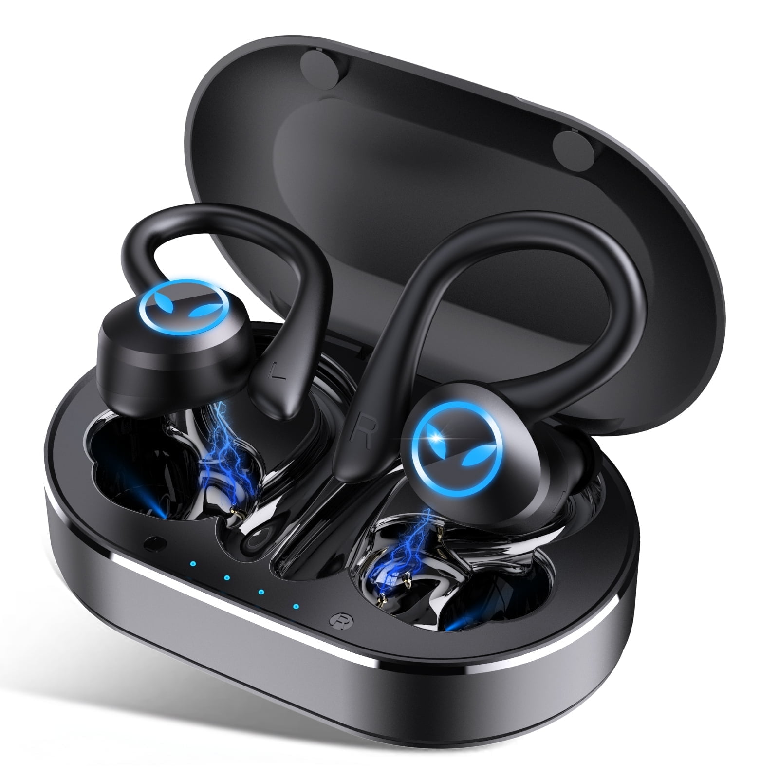 VEAT00L V6 Bluetooth Headphones, 88H Playtime, IPX7 Waterproof, Sports Earbuds with Case - Walmart.com VEAT00L V6 Bluetooth Headphones, 88H Playtime, IPX7 Waterproof, Sports Earbuds with Case - Walmart.com