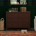 thumbnail image 2 of DaVinci Charlie 6-Drawer Double Dresser in Crimson, 2 of 5