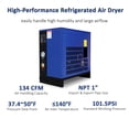thumbnail image 5 of High-Capacity 134CFM Refrigerated Air Dryer , Compatible with 20HP & 30HP Industrial Compressors ,115V, 5 of 10