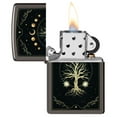 thumbnail image 4 of Zippo Mystic Nature Design Black Ice Pocket Lighter, 4 of 6