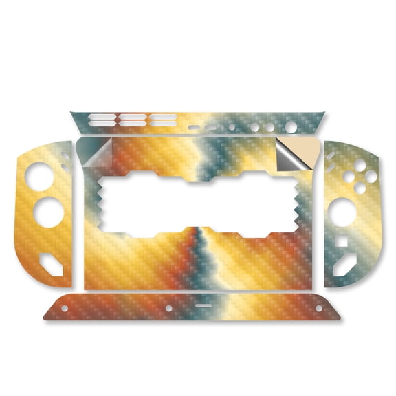 Carbon Fiber Gaming Skin Compatible With Lenovo Legion Go S (2025) - Eye Of The Storm - Premium 3M Vinyl Protective Wrap Decal Cover - Easy To Apply | Crafted in the USA by MightySkins