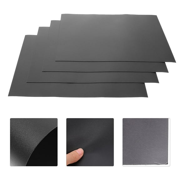 AURARMLET 4Pcs Magnetic Chalkboard for Fridge with Space Saving Feature 8.3x5.8in