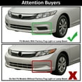 thumbnail image 5 of Spec-D Tuning Yellow Fog Lights + H11 Bulbs + Switch Compatible with 2012 Honda Civic Sedan 4Dr, L+R Pair Assembly, 5 of 7