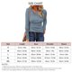 thumbnail image 5 of Camisas de manga larga para mujer Color puro Botones casuales Túnica superior elegante para uso diario Azul claro S, 5 of 5