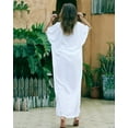 thumbnail image 4 of Edolyns White Kaftan Cover ups For Women Plus Size Caftan Dresses Bathing Suit Coverups Beach Robe, 4 of 9