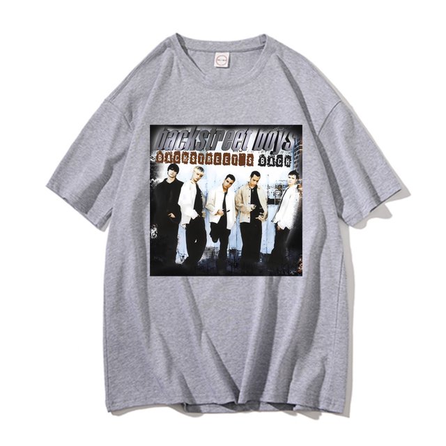 Camiseta vintage para hombre, ropa de calle, música pop, grupo de chicos BSB, camisetas de gran tamaño para hombre, camiseta de algodón de manga corta