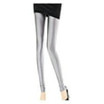 thumbnail image 2 of Tejiojio Fall Clearance Women's Elastic Cropped Trousers Slimming Candy Color Fluorescent Leggings, 2 of 3