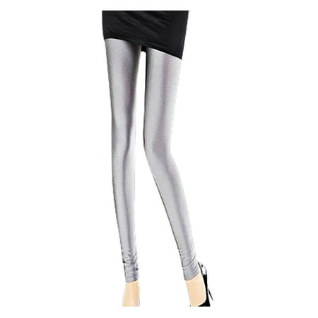 

Mrat Full Length Pants Women s Casual Capris Pants Ladies Elastic Cropped Trousers Slimming Candy Color Fluorescent Leggings Scrub Pants For Famale Jogger Style