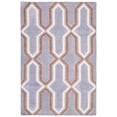 thumbnail image 2 of Safavieh Dhurries Alexis Geometric Area Rug, Purple/Multi, 4' x 6', 2 of 8