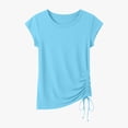thumbnail image 3 of Lzobxe Summer Tops for Women Athletic Short Sleeve Crew Neck Basic Running Sport Summer Casual Comfy Workout,Size S-2XL, 3 of 5