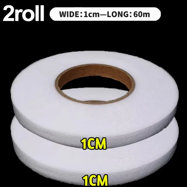 Double-sided Non-woven Interlining Adhesive Tape Iron On Hem Tape Edge Shorten Repair Pants For Hats Clothes DIY Sewing Crafts