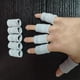 thumbnail image 3 of Soidarity 10 unids/set manga de nudillos portátil mano izquierda derecha elástico transpirable nudillos Brace Protector guantes de protección equipo Bádminton Gris Soidarity  OD028317-02, 3 of 6