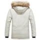 thumbnail image 4 of Chaquetas de invierno gruesas e informales con cuello vuelto para hombre, abrigos tipo parka, abrigos de invierno para hombre, parkas con capucha a la moda, chaquetas de invierno cálidas, 4 of 5