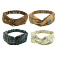 thumbnail image 5 of TELOLY 4Pcs Headbands for Women,Cloth Wide Headband,Boho Headbands for Women,Mixing3, 5 of 5