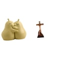 thumbnail image 1 of sujetalibros decorativos,Sujetalibros decorativos para oficina y hogar,libros pesados,Sujetalibros,topes,estantes,exhibidor moderno,Estatua católica,Colección religiosa de figuras de estatuas, 1 of 8