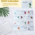 1 Pack Plantable Seed Calendar 2025,12 cards From January 2025 to December 2025, Perfect Modern