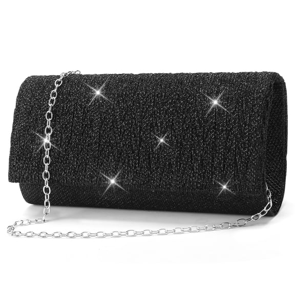 LOUEBICA Sparkly Clutch Purses for Women Wedding Evening Bag for Parties Handbags for Formal Crossbody Shoulder Envelope Bag