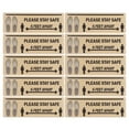 thumbnail image 1 of 2Set Floor Sticker Safety Distance Sign Marker Warning Decal for Store Hospital SchoolB004, 1 of 7