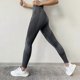 thumbnail image 2 of Fitness Women Sport Seamless Leggings High Waist Elastic Solid Yoga Leggings Gym Jogging Quick Dry Push Up Slim Pants Female, 2 of 4