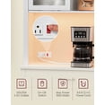 thumbnail image 6 of 71" Pantry Cabinet with Lights and Charging Station, Kitchen Pantry Cabinet,Farmhouse Storage Cabinet, 6 of 8