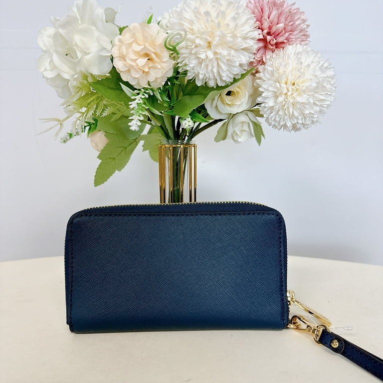 Michael Kors Jet Set Travel Wallet, Saffiano Leather, Navy, Fits