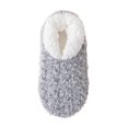 thumbnail image 3 of Fabrcox Womens Fuzzy House Slipper Socks, Non Skid Grips Fluffy Winter Indoor Socks, Warm Plush Loungewear Socks for Sleeping at Home, Holiday Gift for Women (Black), 3 of 6