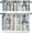 Ocean Animal -7, variant on Nautical Kitchen Curtain Tiers and Valance Curtain Sets Ocean Animal Landscape Decorative Cafe Curtains Set for Kitchen Living Room Bathroom 54x18 & 27x24x2, 3 Panel