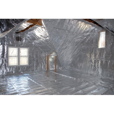 500sqft NASATEK Reflective Foam Core 1/4" Insulation Vapor Barrier 4x125NP Solid