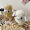 thumbnail image 3 of Jiibva Cute Sheep Crossbody Bag Cartoon Animal Purse Handbags Plush Bag Cartoon Lamb Shoulder Bag Messenger Bag for Women, 3 of 7