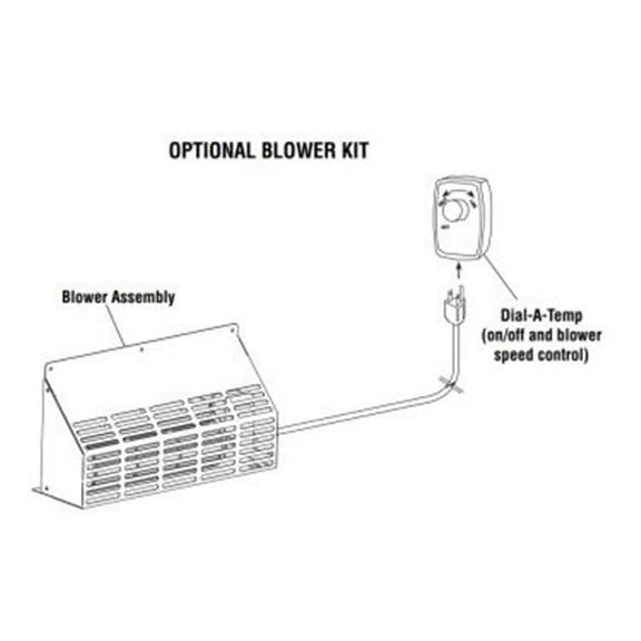 Superior H8873 Hot Air Circulation Blower for Wood Stove