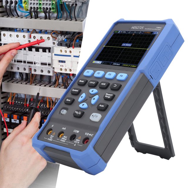 Oscilloscope Multiumeter, Waveform Generator 70MHz Oscilloscope Multiumeter HDS272S Handheld for Home for Worker for Outdoor