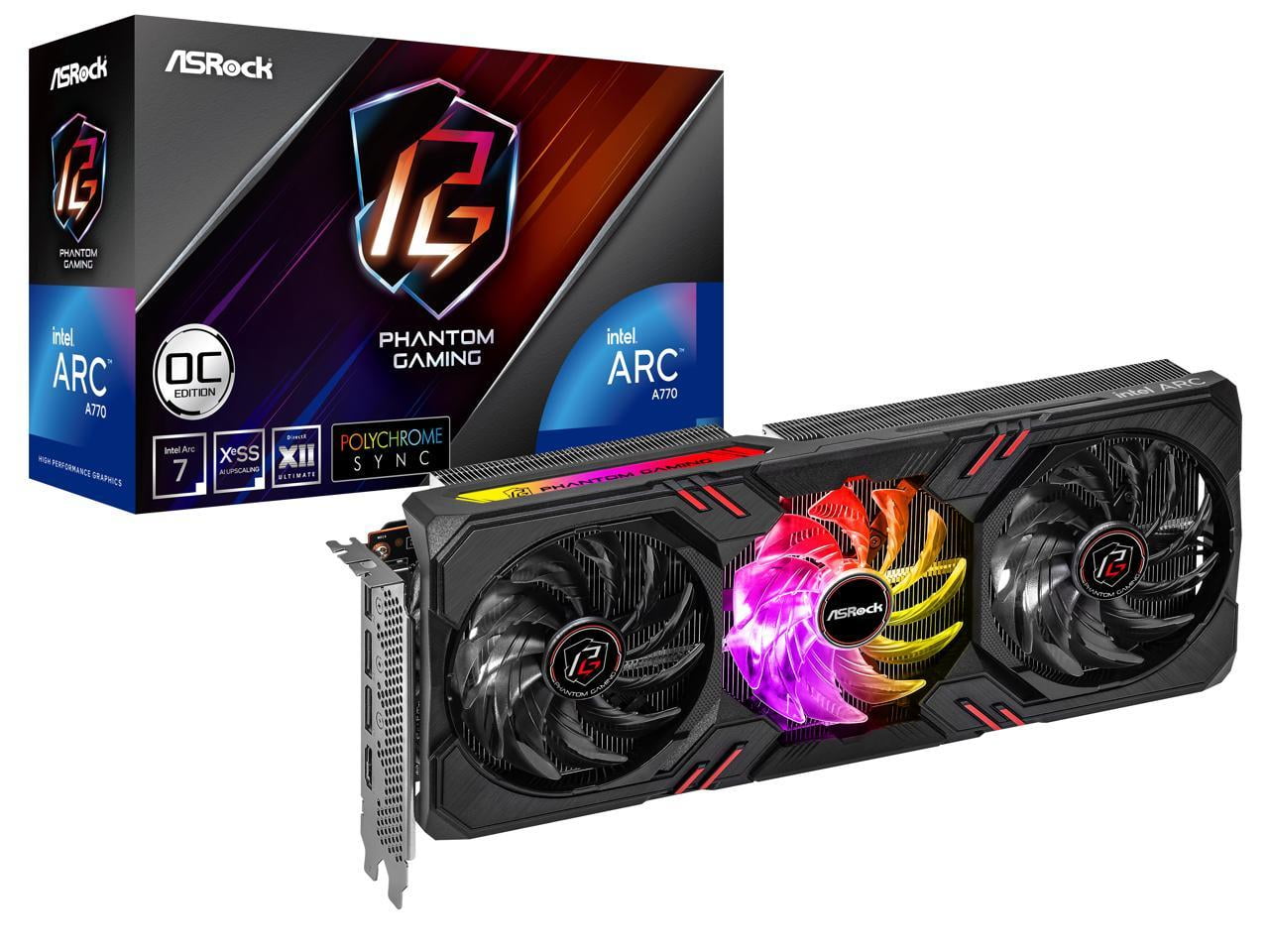 ASRock Phantom Gaming Arc A770 16GB GDDR6 PCI Express 4.0