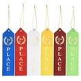 thumbnail image 1 of Award Ribbons,1st 2nd 3rd 4th 5th 6th Place Prize Medal Ribbon with Event Card & Rope, Multicolor 108 Pcs, 1 of 7