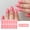 A2, variant on Buy 2 Get 1 Free Solid Color Nail Stickers, 16Pcs Glossy Pink Nude Nail Wraps, Long-Lasting Self-Adhesive Nail Polish Strips, Easy Apply Nail Art Stickers for Women, Includes Nail File